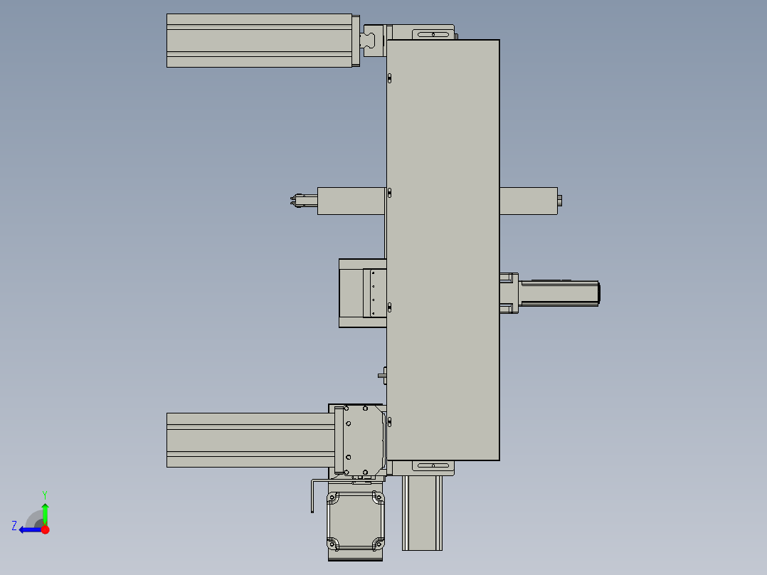 三轴机构组件-20右视图