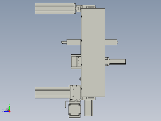 三轴机构组件-20右视缩略图