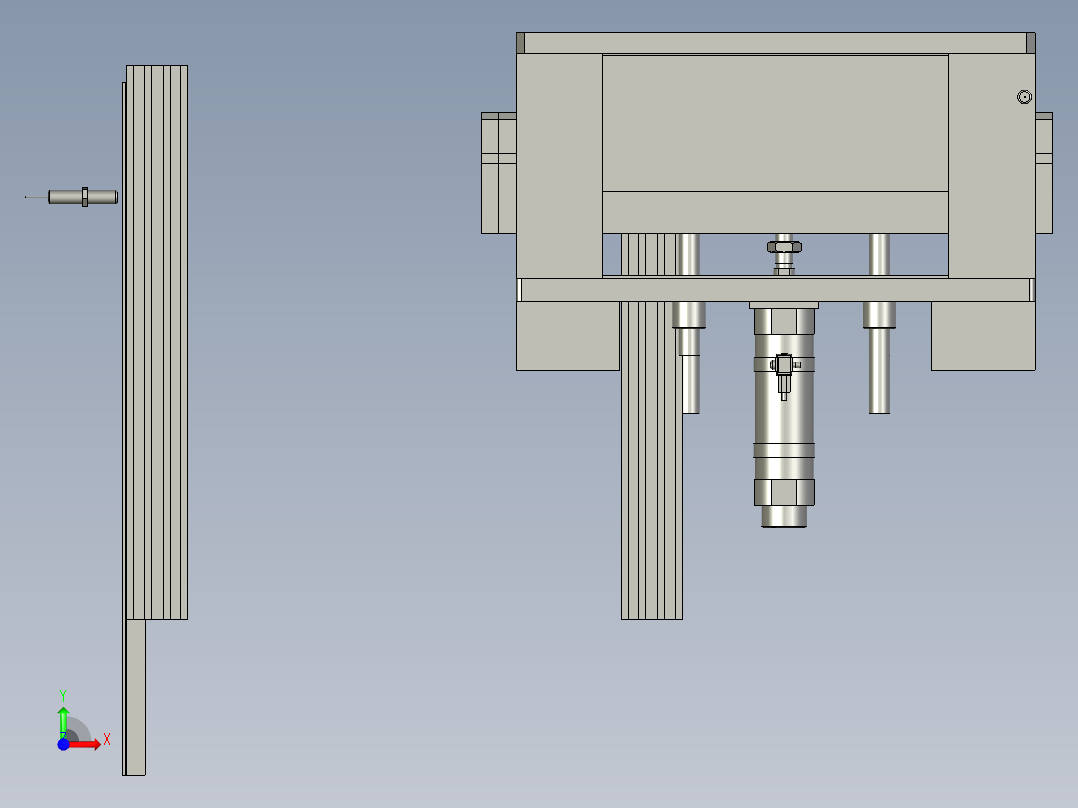82电机托盘SLDPRT前视图