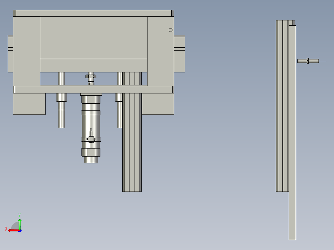 82电机托盘SLDPRT后视图