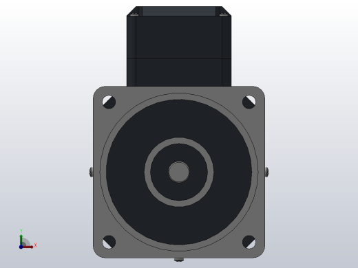 90AC(90W╱120W)微型交流（齿轴）基本型减速电机[90YS120WGV22H]前视缩略图
