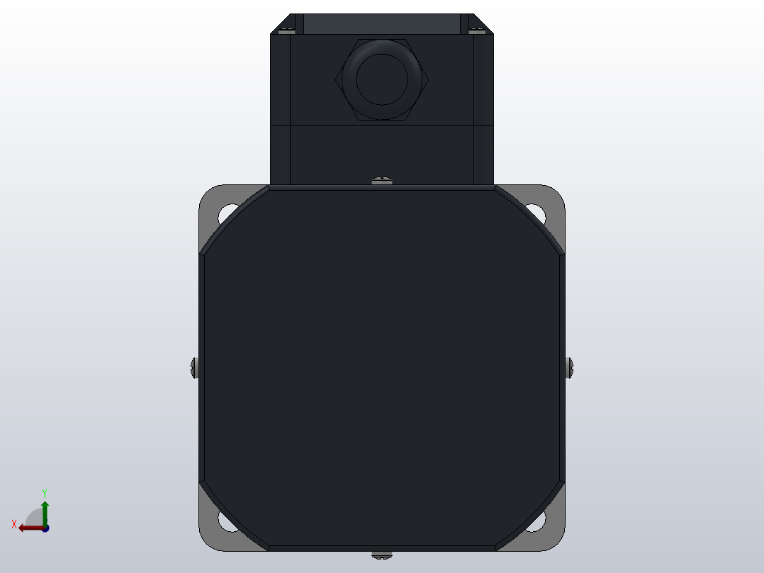 90AC(90W╱120W)微型交流（齿轴）基本型减速电机[90YS120WGV22H]后视图