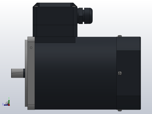 90AC(90W╱120W)微型交流（齿轴）基本型减速电机[90YS120WGV22H]右视缩略图