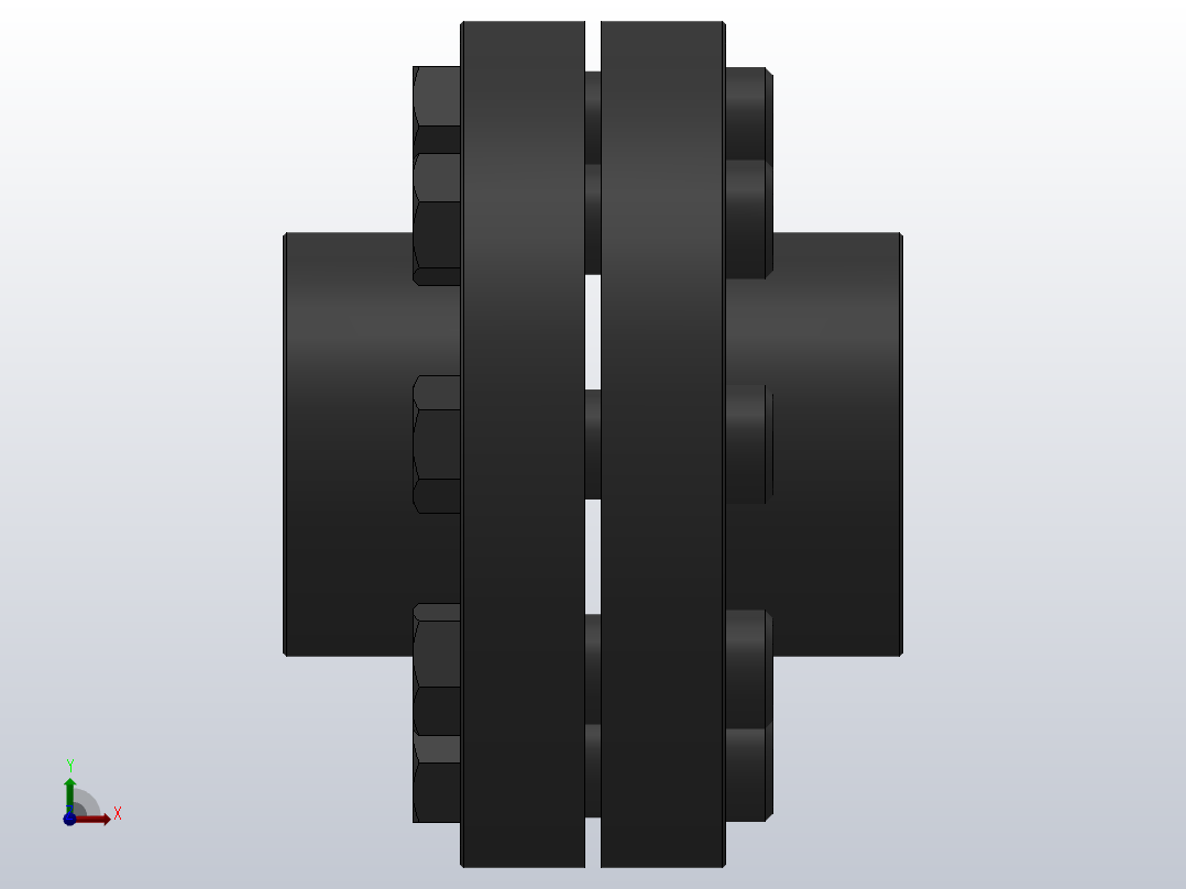 JFL型弹性套柱销联轴器[JFL200]前视图