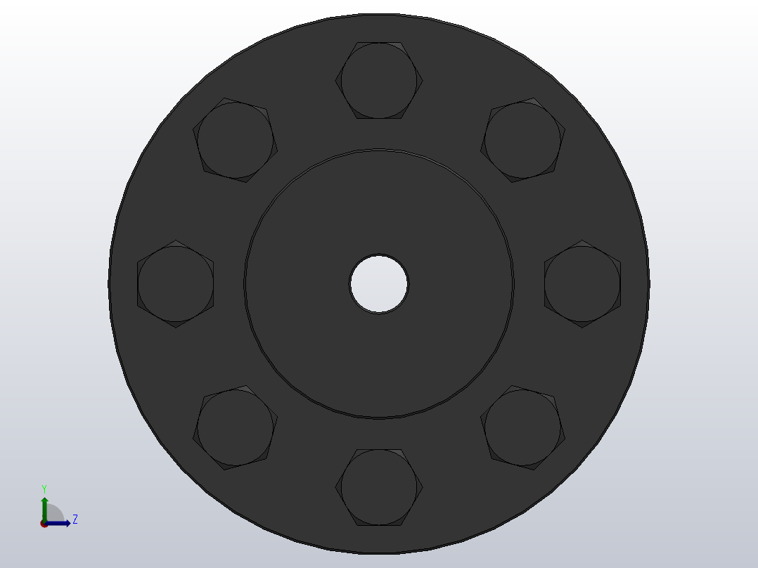 JFL型弹性套柱销联轴器[JFL200]左视图