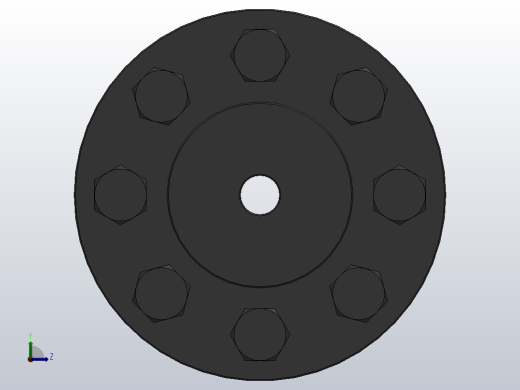 JFL型弹性套柱销联轴器[JFL200]左视缩略图