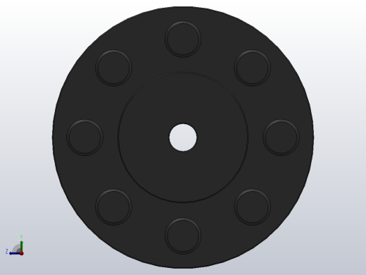 JFL型弹性套柱销联轴器[JFL200]右视缩略图