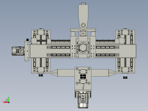 滑块式三轴中心可调打孔机后视缩略图