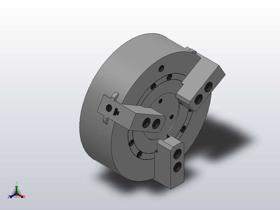 K56系列高速楔式动力卡盘[380]主视图