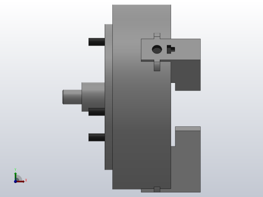 K56系列高速楔式动力卡盘[380]前视缩略图