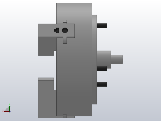 K56系列高速楔式动力卡盘[380]后视缩略图