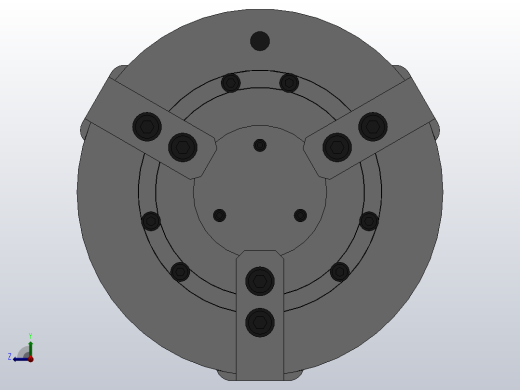 K56系列高速楔式动力卡盘[380]右视缩略图