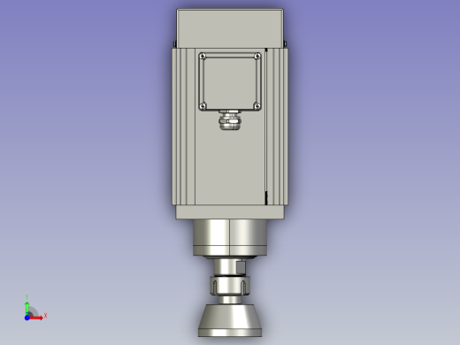 主轴电机(短轴)JF80-15KW-ER32前视缩略图