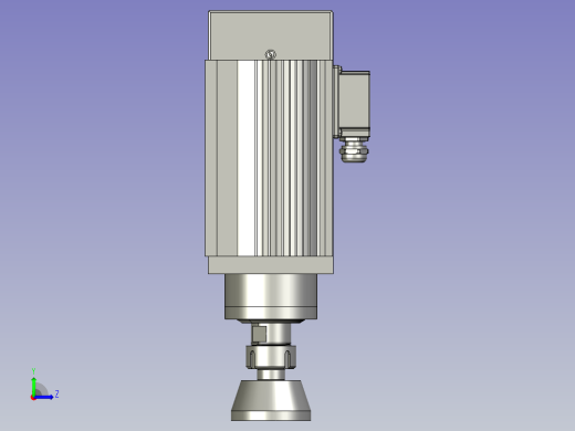 主轴电机(短轴)JF80-15KW-ER32左视缩略图