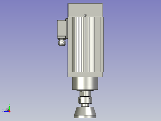 主轴电机(短轴)JF80-15KW-ER32右视缩略图