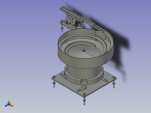 卡簧振罢盘正等轴测缩略图