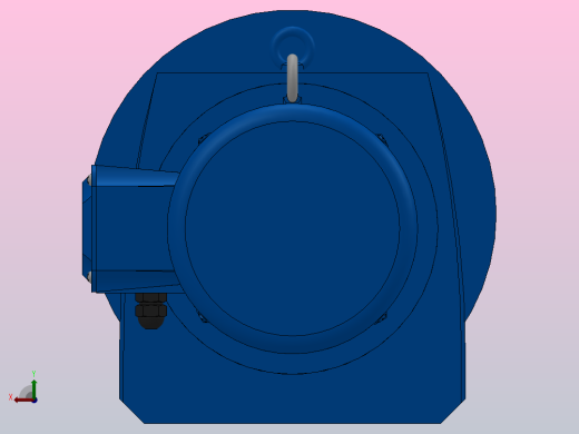 RF87法兰轴伸式安装斜齿轮减速机RF87-YVB2.2-4P-100-M1-0°-Φ350后视缩略图