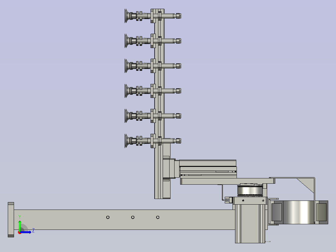 M02001-05上料机械手一左视图