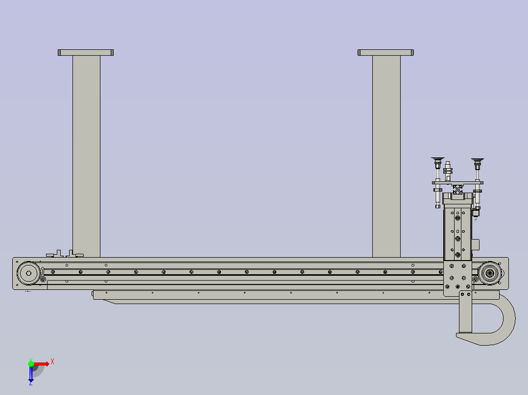 M02001-05上料机械手一俯视图