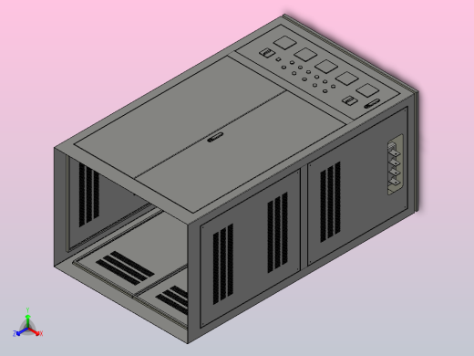 TNSZ-350～500柱式交流自动稳压器三维模型202010