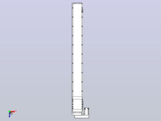 滚珠丝杠直线轴内置导轨TPA-GCR-170-2510C-L1500-ML-M75-N3俯视缩略图