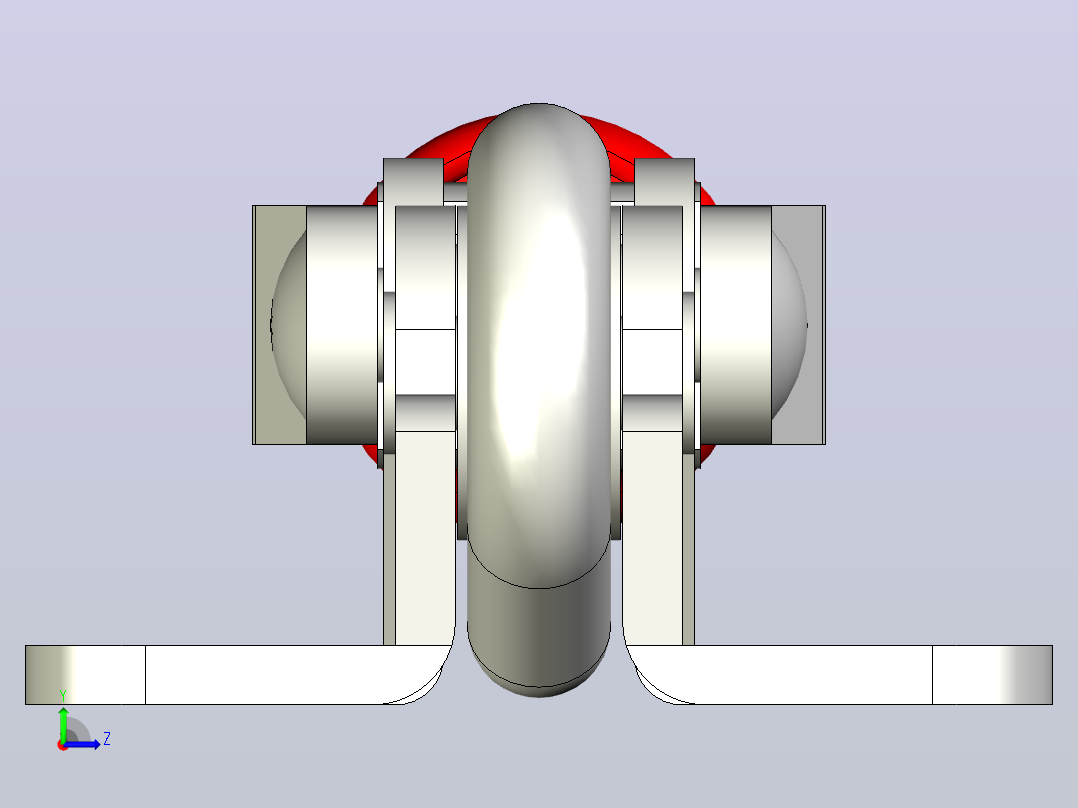 TC4-8门闩式快速夹钳[TC4-8]左视图