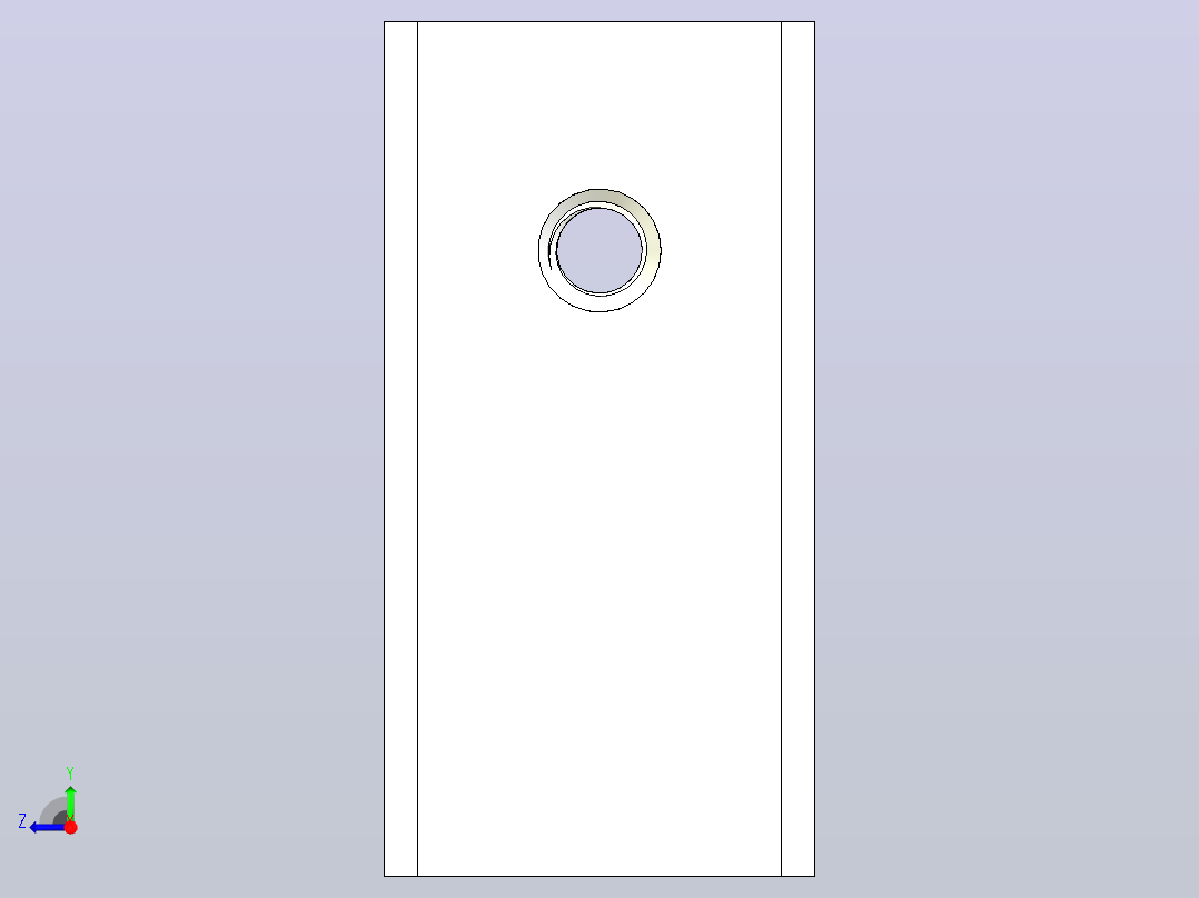 黑色散热器尺寸25 x 12 6 x 6 5 mm孔18 3mm ipt右视图