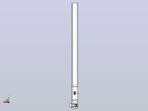 伺服电机集成皮带传动直线执行器TPA-OCB-140-256-L1750-LU-P75-N3后视缩略图