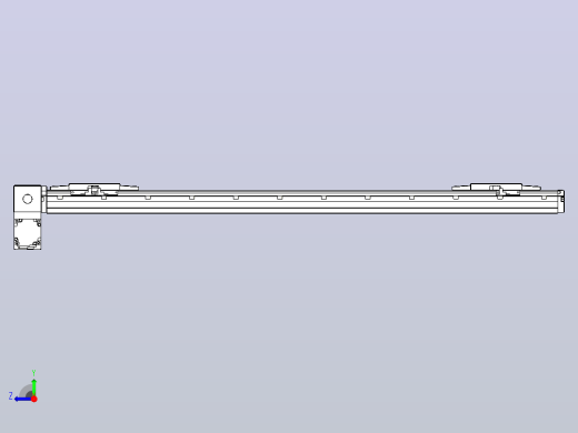 皮带直线轴双滑块型TPA-GCBS-120-P70-L350-LP-M20-N3右视缩略图