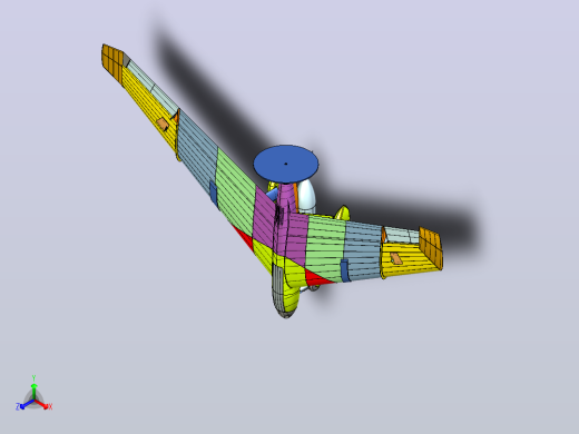飞机模型3D设计