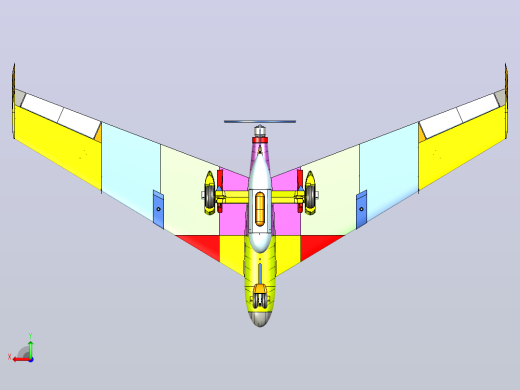 飞机模型3D设计后视缩略图
