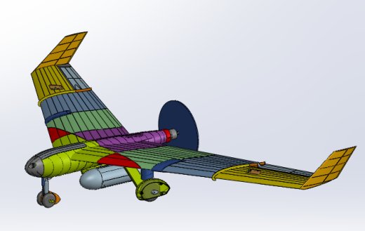 飞机模型3D设计缩略图