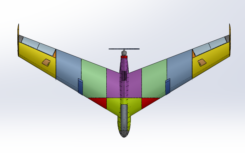 飞机模型3D设计