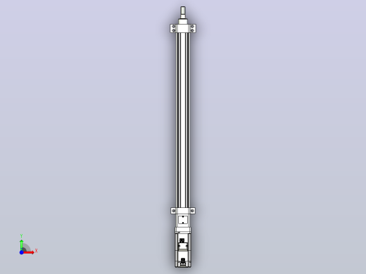 轻载电动缸TPA-ESR40-1210C-L550-M-LB-W-P40-C3前视缩略图
