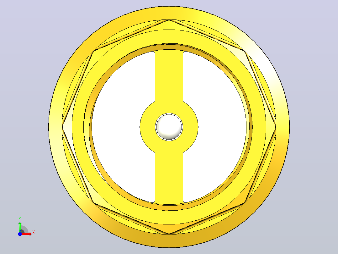 黄铜止回阀YORK 26-34毫米1英寸前视图