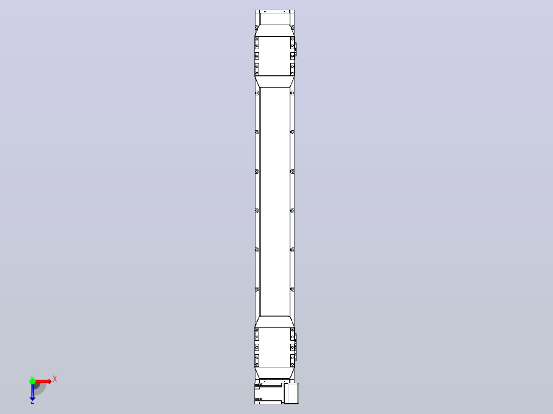 皮带直线轴双滑块型TPA-GCBS-150-P80-L425-RU-M75-N3俯视图
