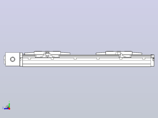 皮带直线轴双滑块型TPA-GCBS-120-P70-L50-DR-M20-N3右视缩略图