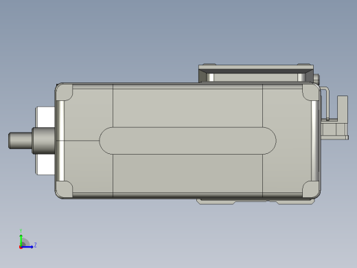 GTH4-L#-150-BR-M05-C3 GTH4内嵌式螺杆滑台 电机右折 TOYO滑台左视缩略图