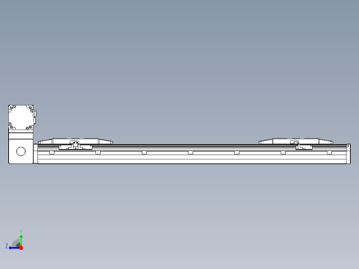 皮带直线轴双滑块型TPA-GCBS-150-P80-L225-LU-M75-N3右视缩略图
