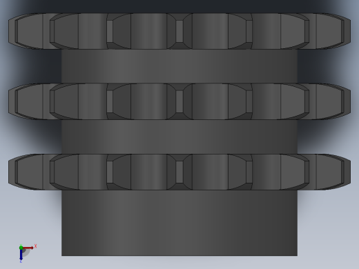 直孔链轮06B型_15-06B-3俯视缩略图