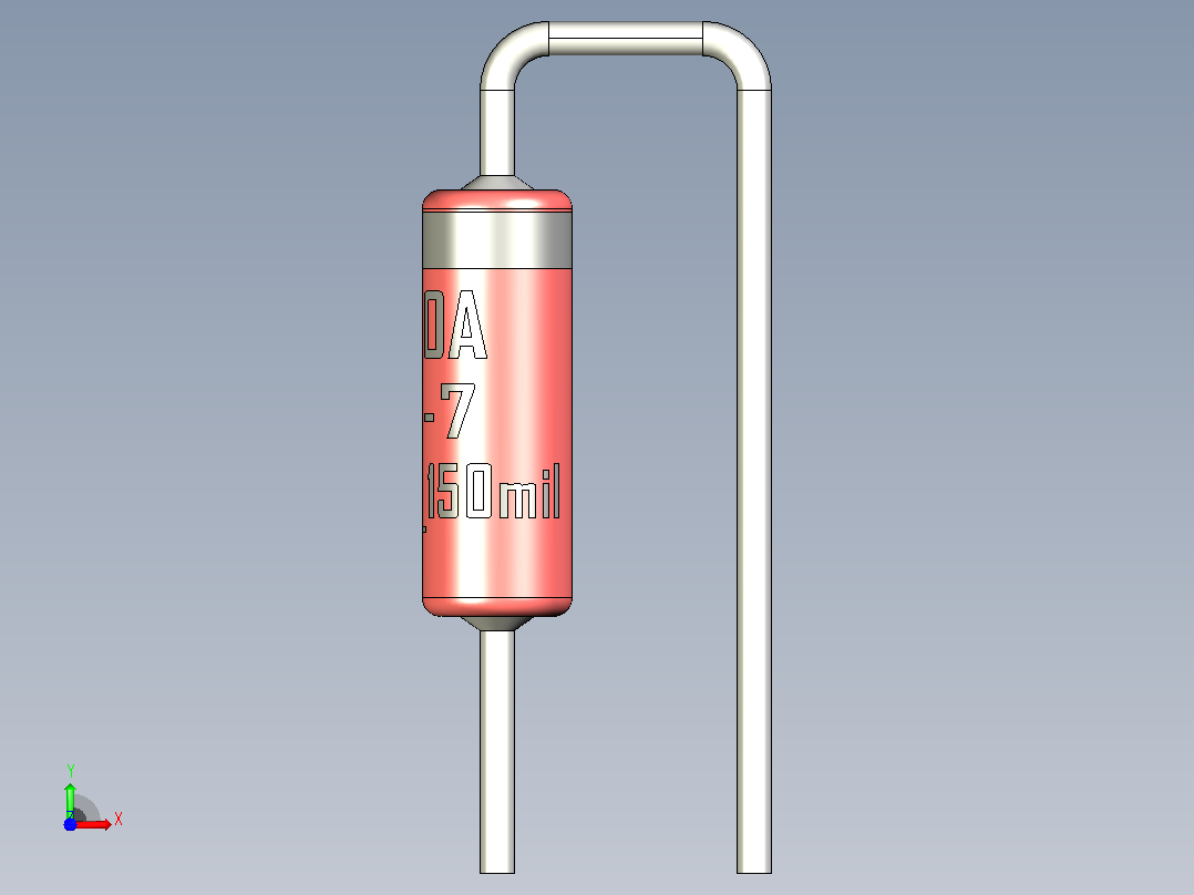 轴向二极管外壳DO-7_Normal_150mil_rev1.0.zip.zip前视图