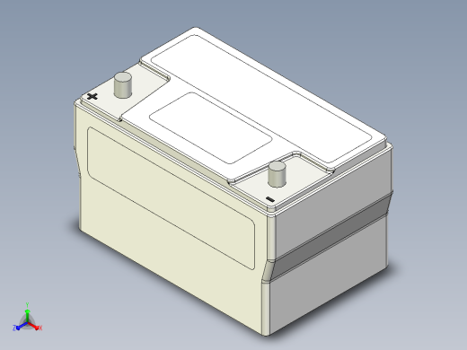12V卡车电池正等轴测缩略图