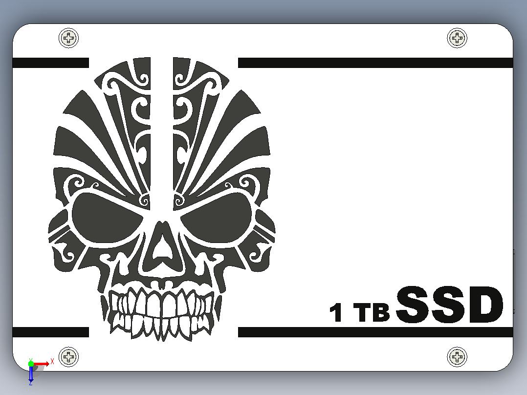 017-硬盘-便携式 SSD 硬盘驱动器 STEP俯视图