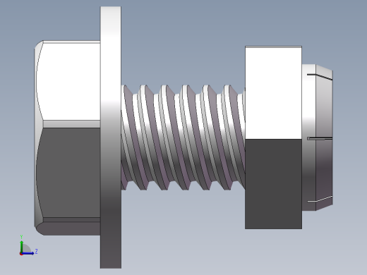 机柜图纸左视缩略图