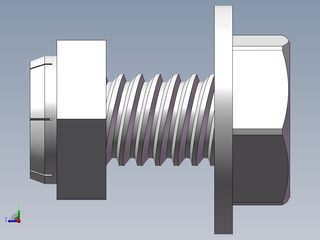 机柜图纸右视图