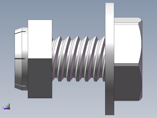 机柜图纸右视缩略图