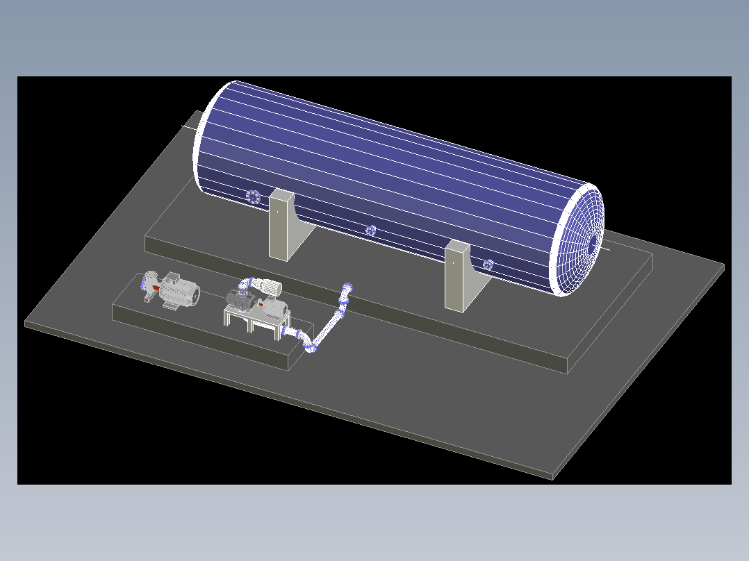 AUTOCAD 水过滤装置