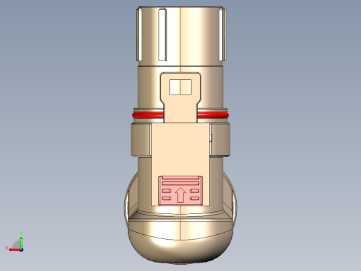 安费诺连接器插头后视缩略图
