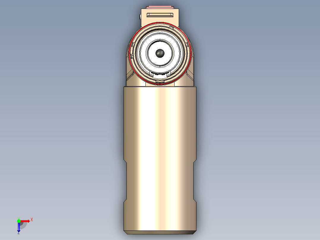 安费诺连接器插头俯视图