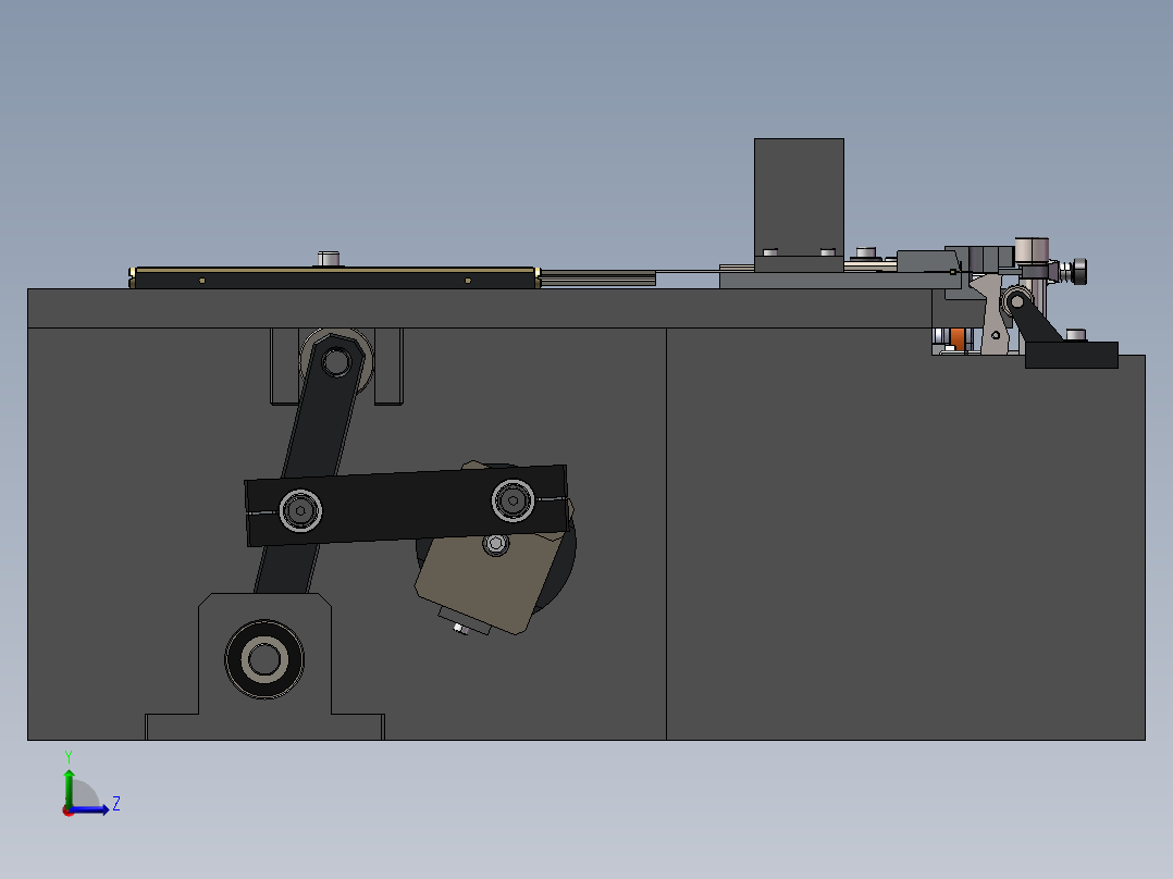 B15_联动送料插针折弯机左视图